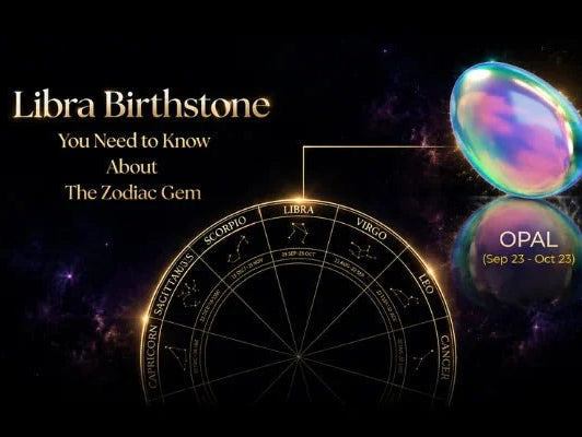 Libra Birthstone: Opal & Blue Sapphire Meaning + Color - Beadsofcambay.com