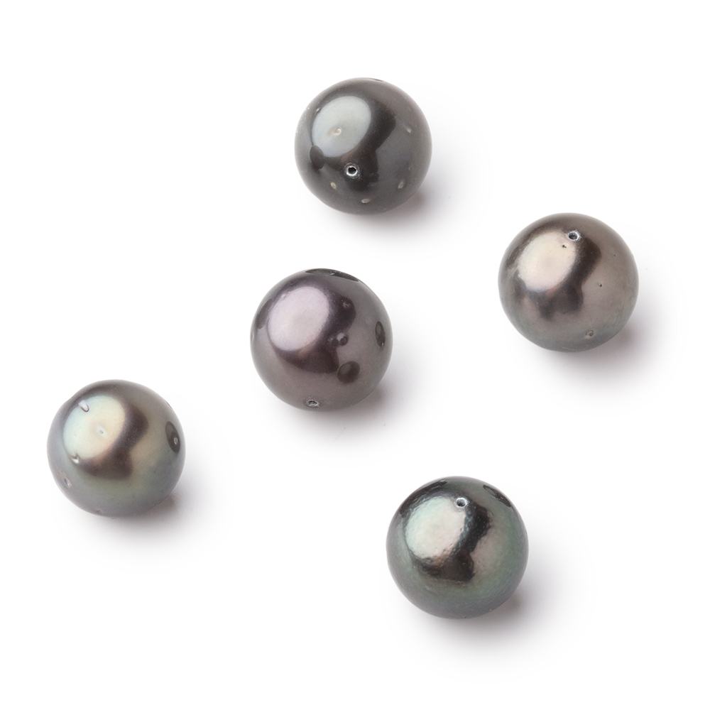 11.5mm Peacock Tahitian Saltwater Focal 1 Bead - Beadsofcambay.com