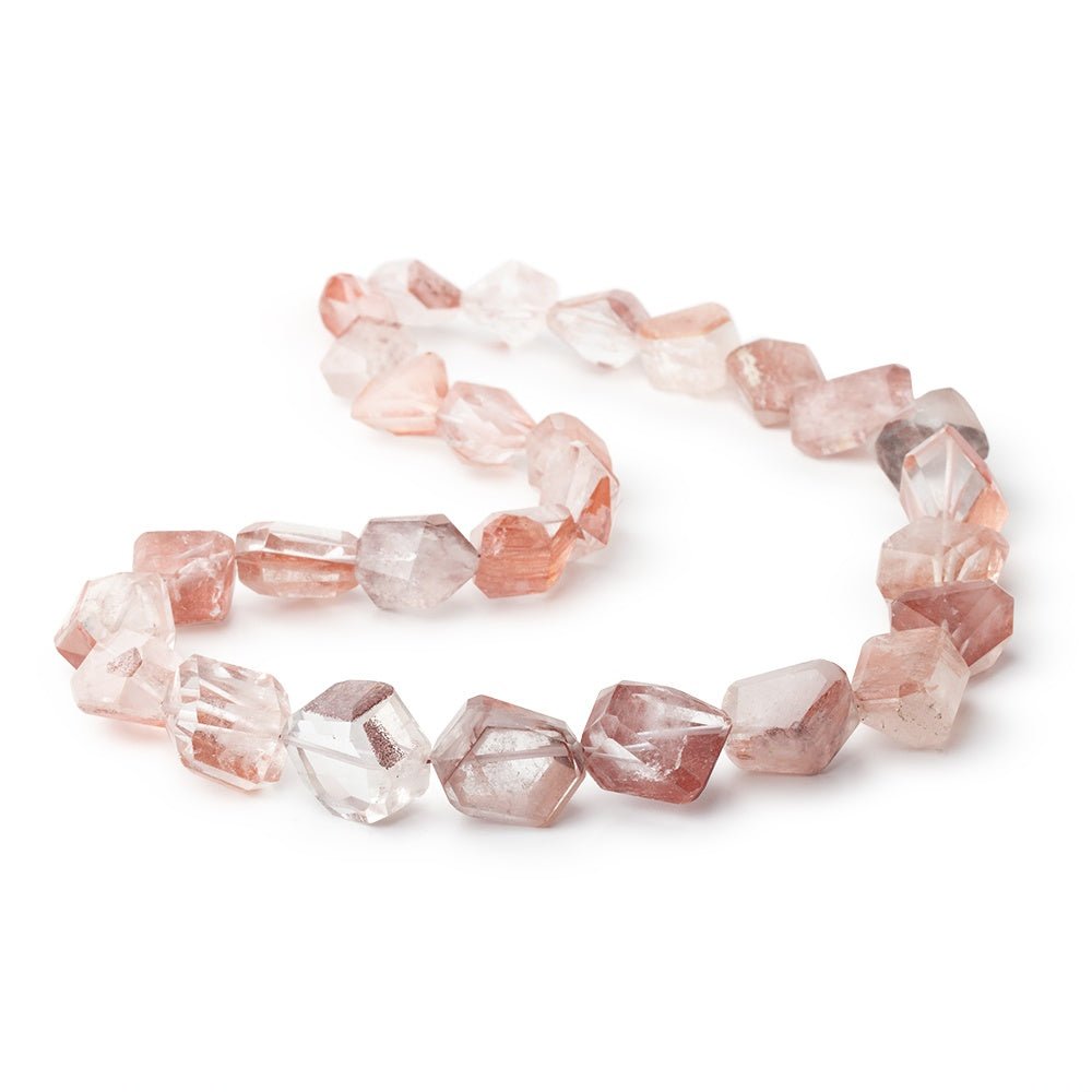 13-18mm Phantom Quartz Faceted Nugget Beads 17 inch 28 pieces AA - Beadsofcambay.com