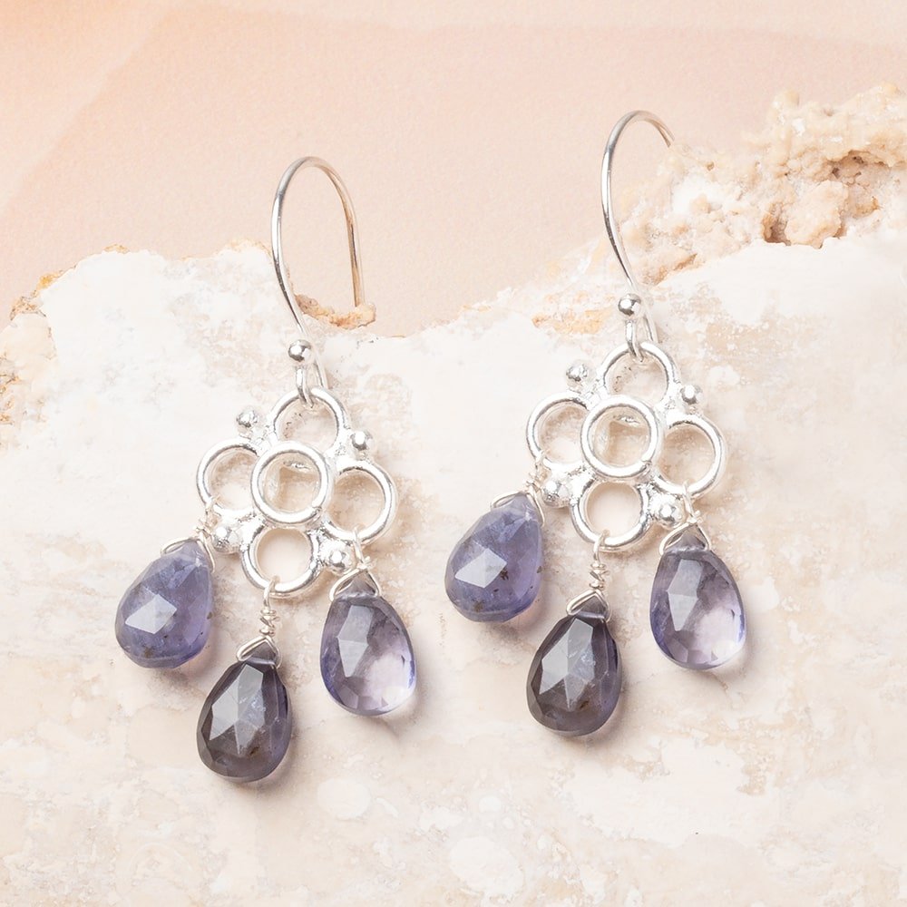 13mm Quatrefoil with 2mm Large Hole Spacer Set of 6 Pieces - Beadsofcambay.com