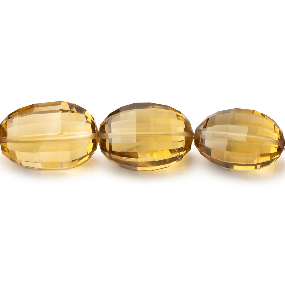14x11-19x13mm Honey Quartz Faceted Oval 16 inch 25 Beads AAA - BeadsofCambay.com