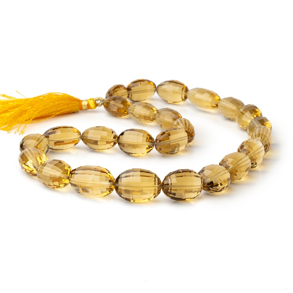 14x11-19x13mm Honey Quartz Faceted Oval 16 inch 25 Beads AAA - BeadsofCambay.com