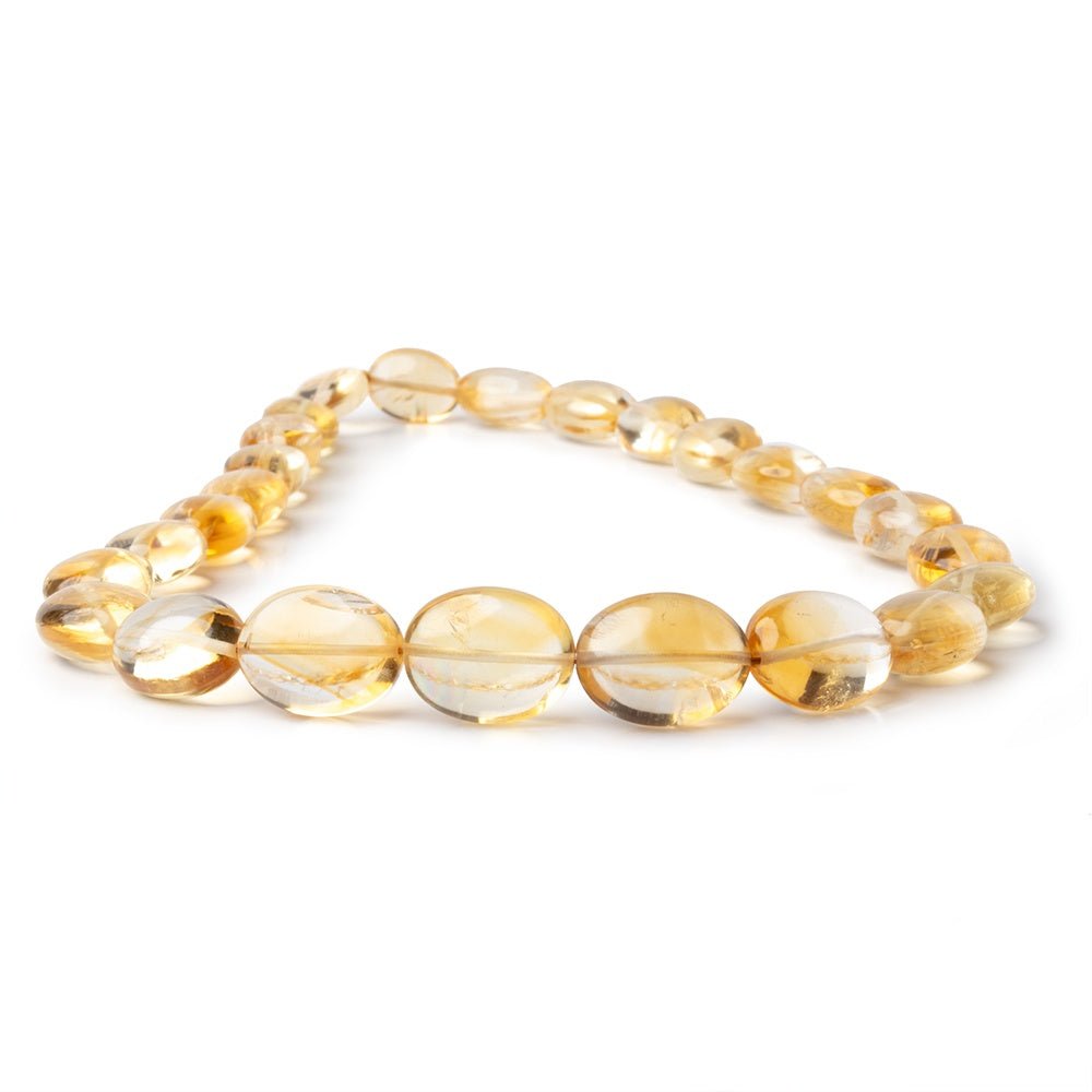 14.5x11 - 20x16mm Citrine Plain Nugget 17 inch 25 Beads AA - Beadsofcambay.com