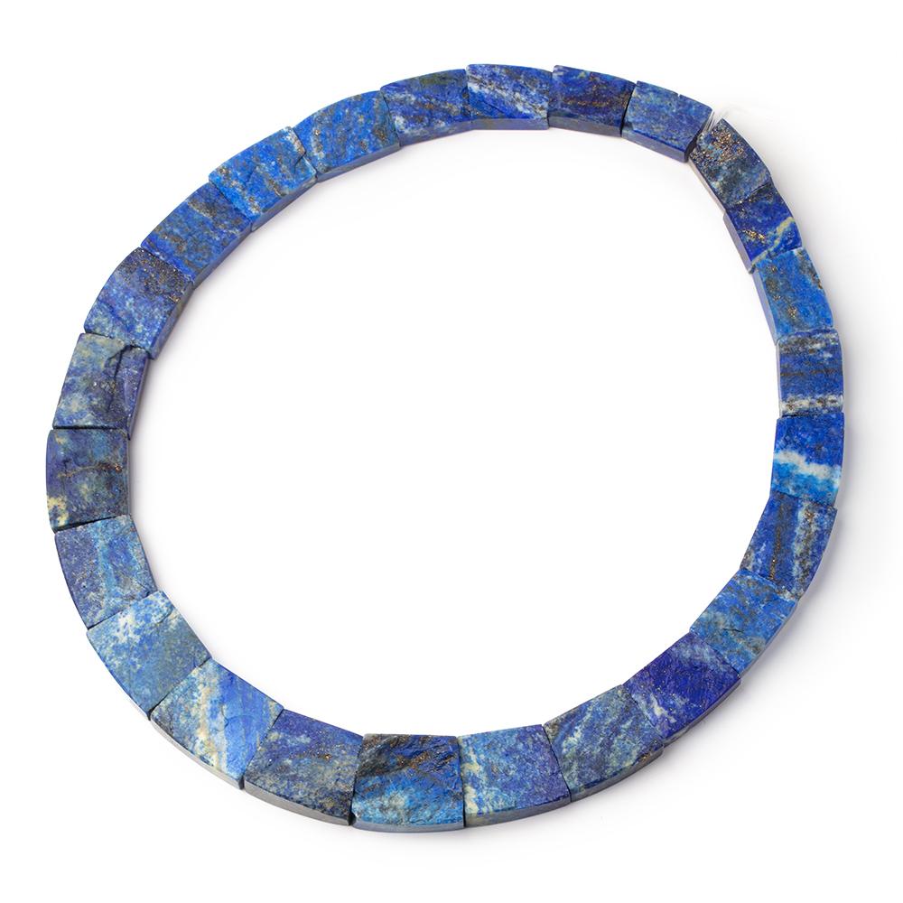 15x13 - 24x20mm Natural Lapis Lazuli Fancy Shape Collar 25 Beads - Beadsofcambay.com