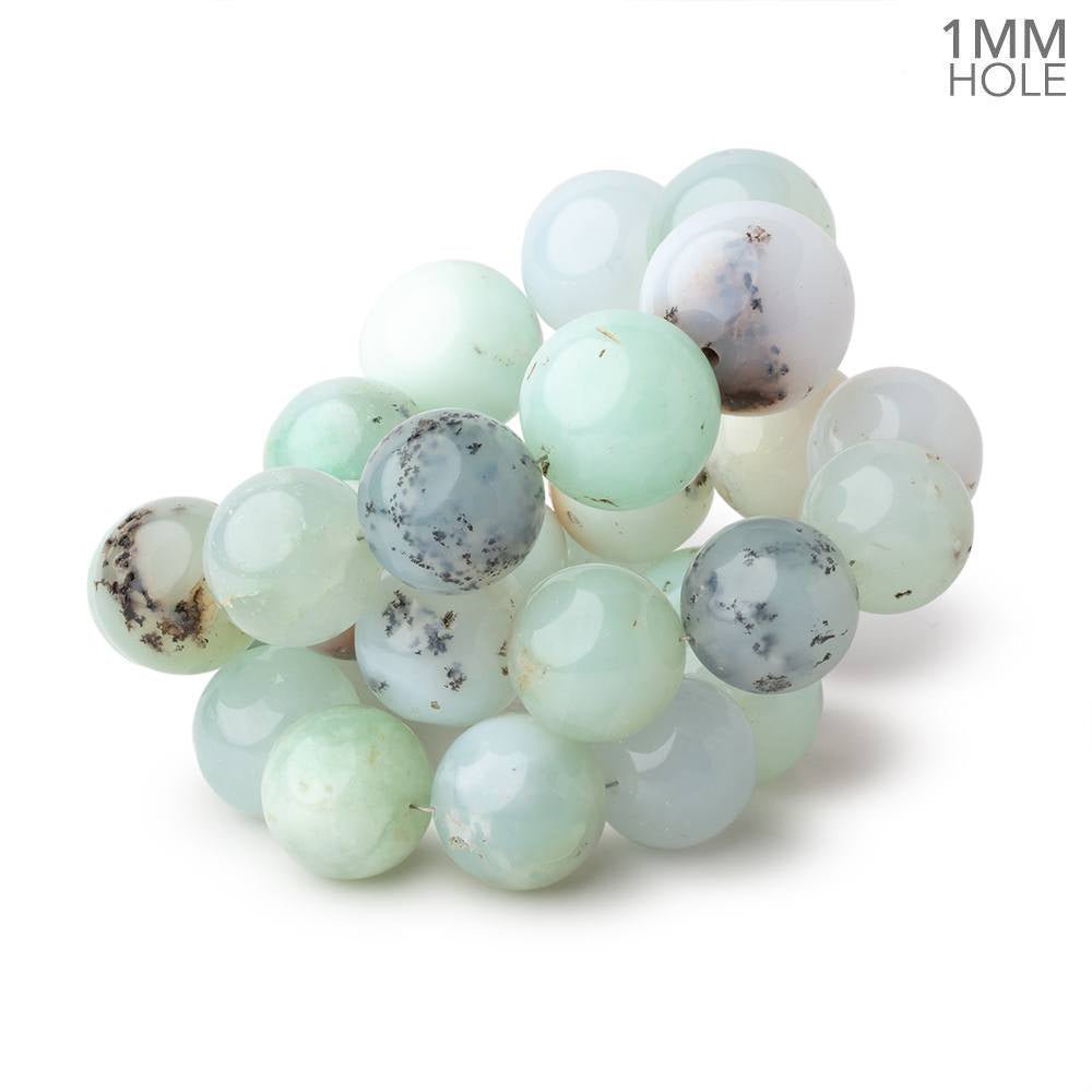 16 - 20mm Chrysoprase Plain Round 18 inch 29 Beads AA - Beadsofcambay.com