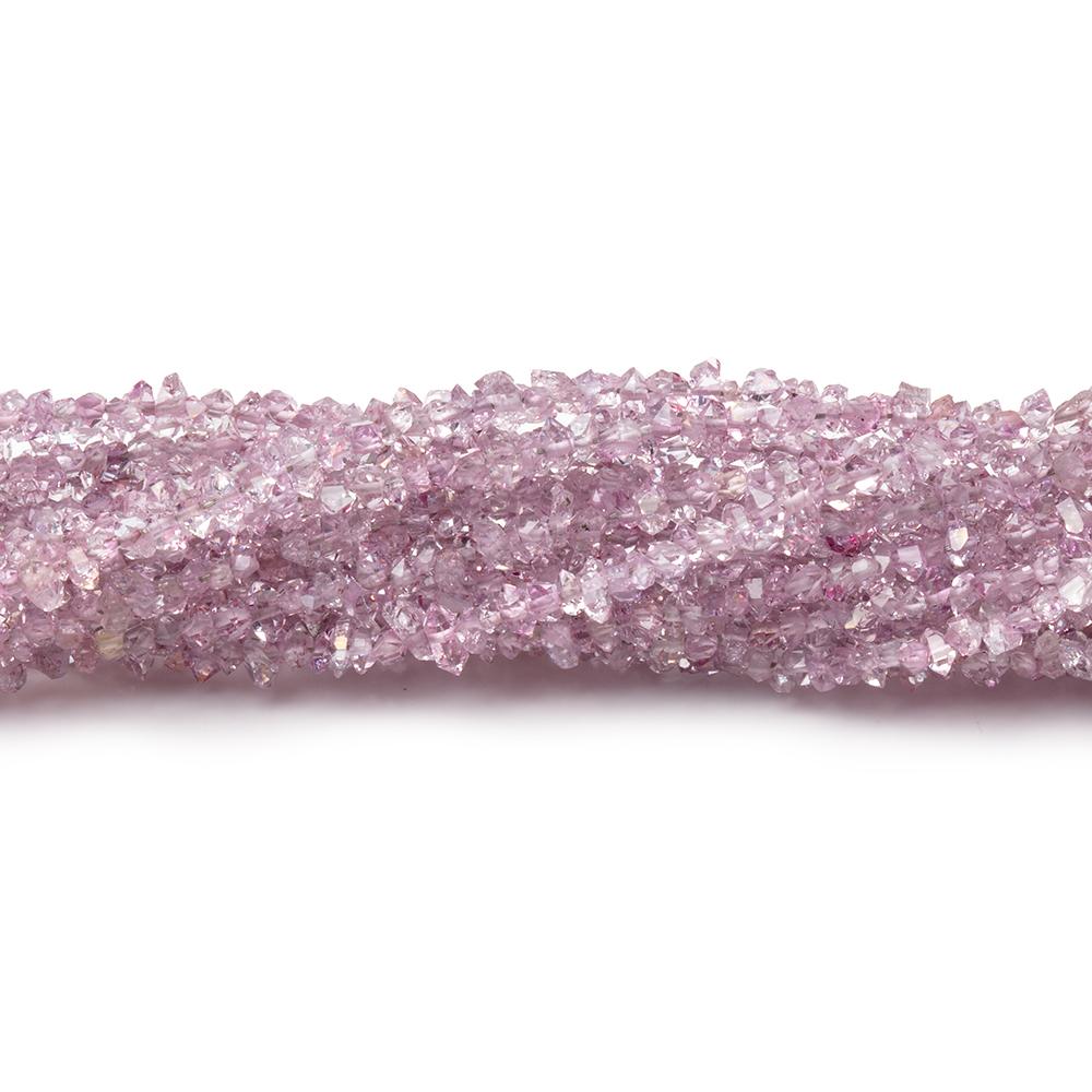 2-3.5mm Pink Double Terminated Quartz Beads 15.5 inch 260 pieces - Beadsofcambay.com