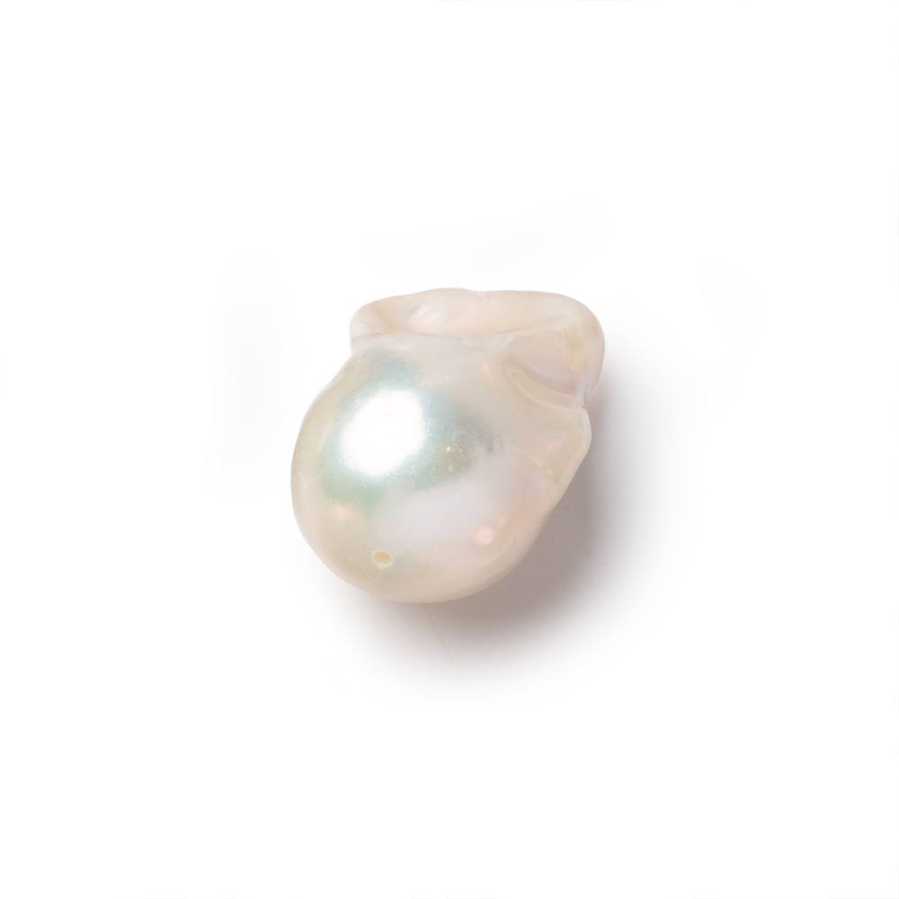 21x14-25x16mm White Ultra Baroque Freshwater Pearl Focal 1 piece - Beadsofcambay.com