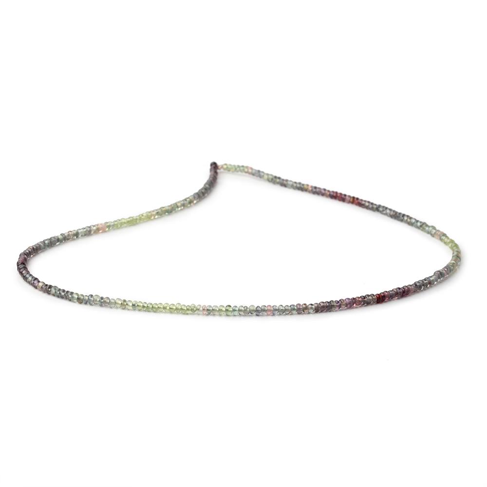 2.5 - 3mm Color Change Sapphire Plain Rondelle 15 inch 320 Beads - Beadsofcambay.com
