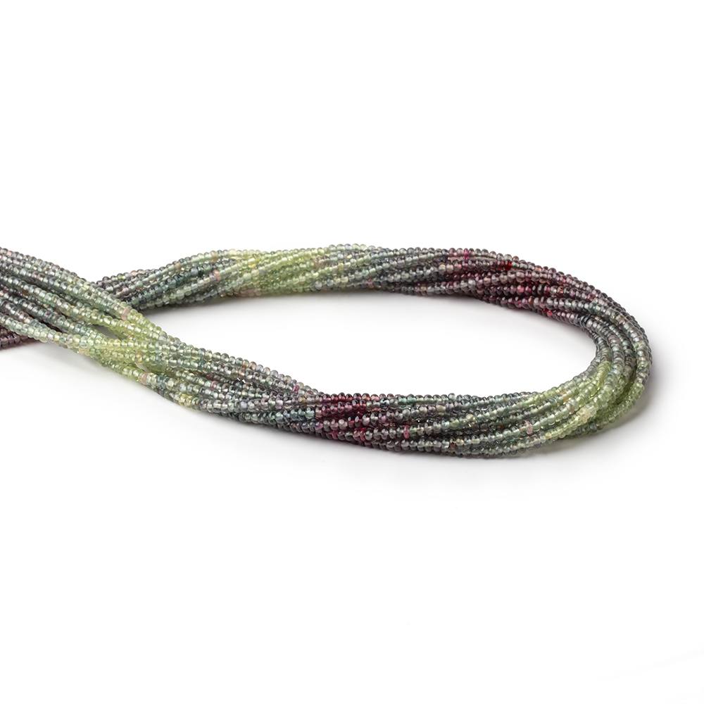 2.5 - 3mm Color Change Sapphire Plain Rondelle 15 inch 320 Beads - Beadsofcambay.com