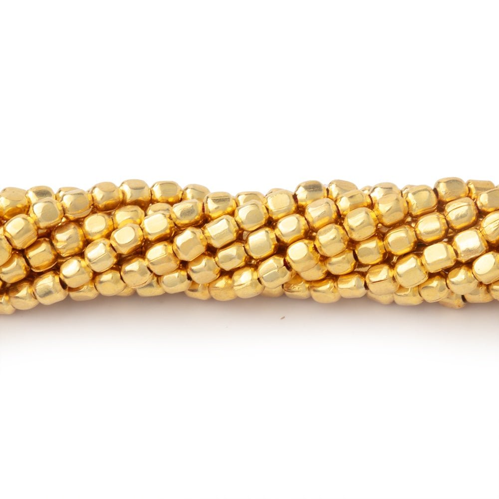 2mm Polished Cube Beads - Beadsofcambay.com