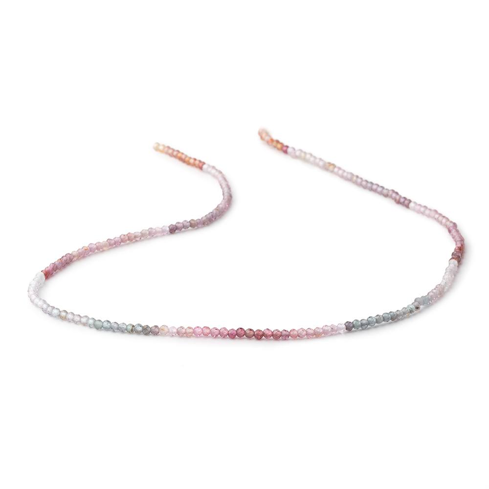 2mm Shaded Spinel Micro Faceted Round 12.5 inch 190 Beads - Beadsofcambay.com