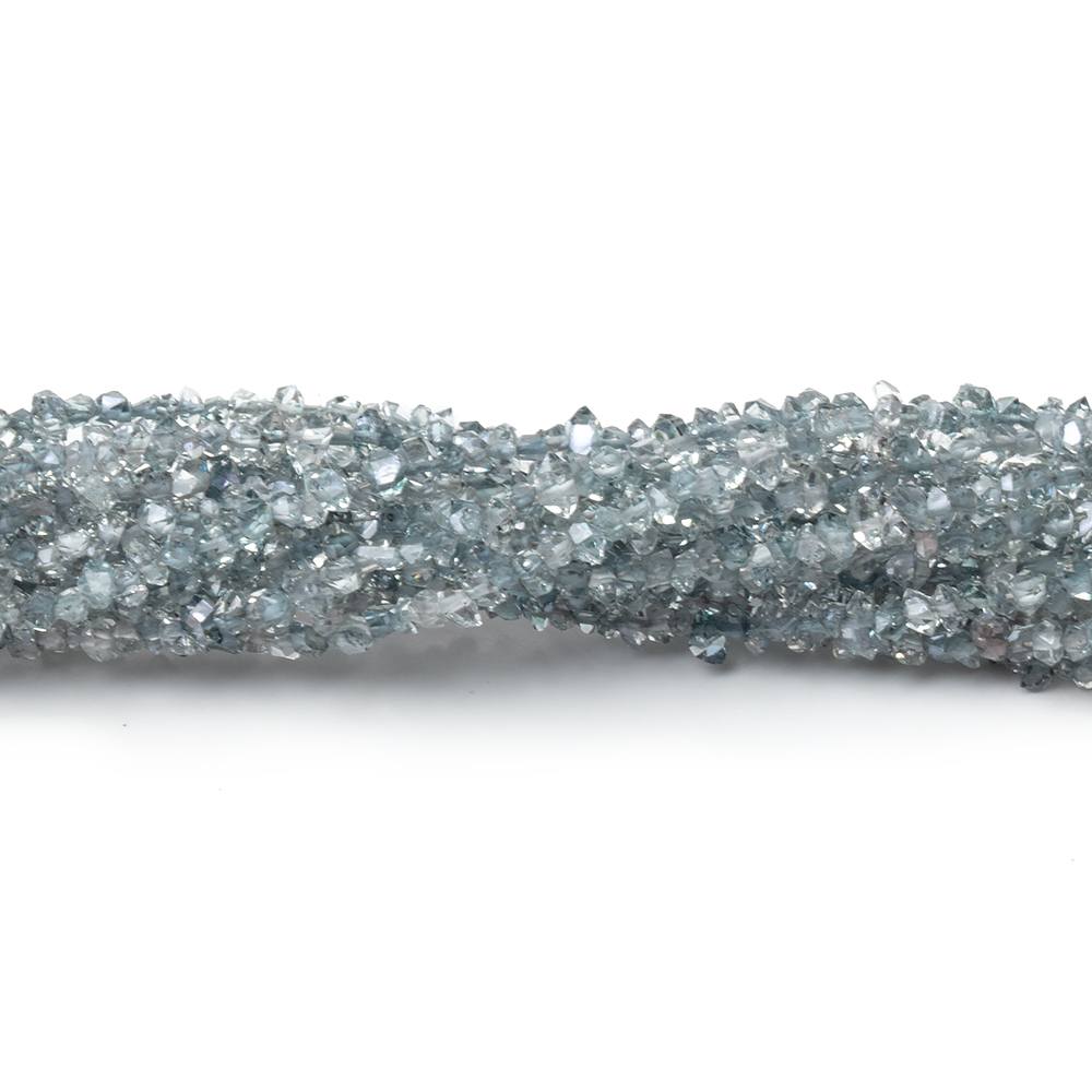 2x1-3x1.5mm Teal Double Terminated Quartz Beads 15.5 inch 300 pieces - Beadsofcambay.com
