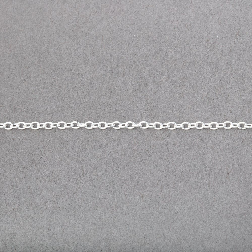 3 Feet - 1.7mm Oval Link Chain - Beadsofcambay.com
