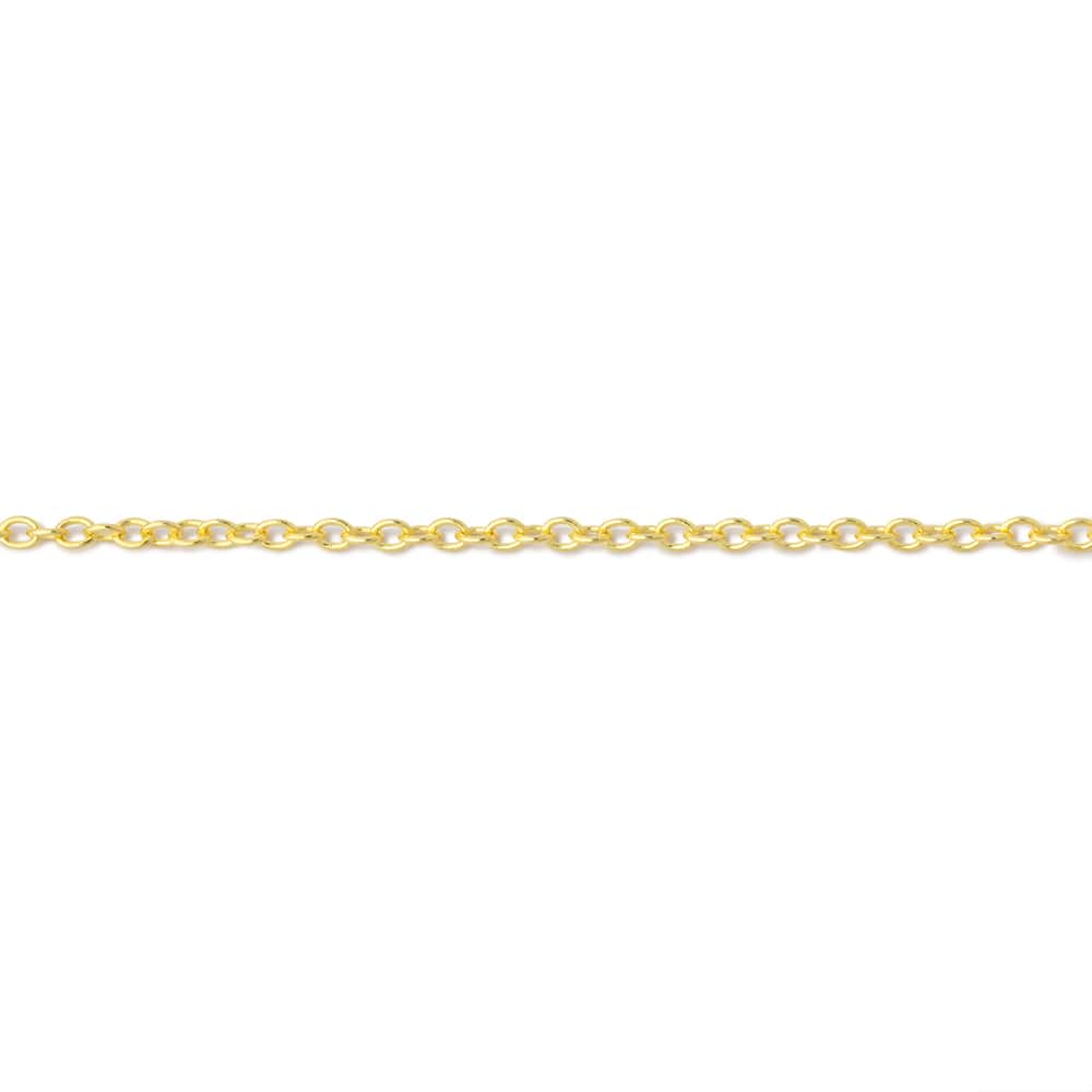 3 Feet - 1.7mm Oval Link Chain - Beadsofcambay.com