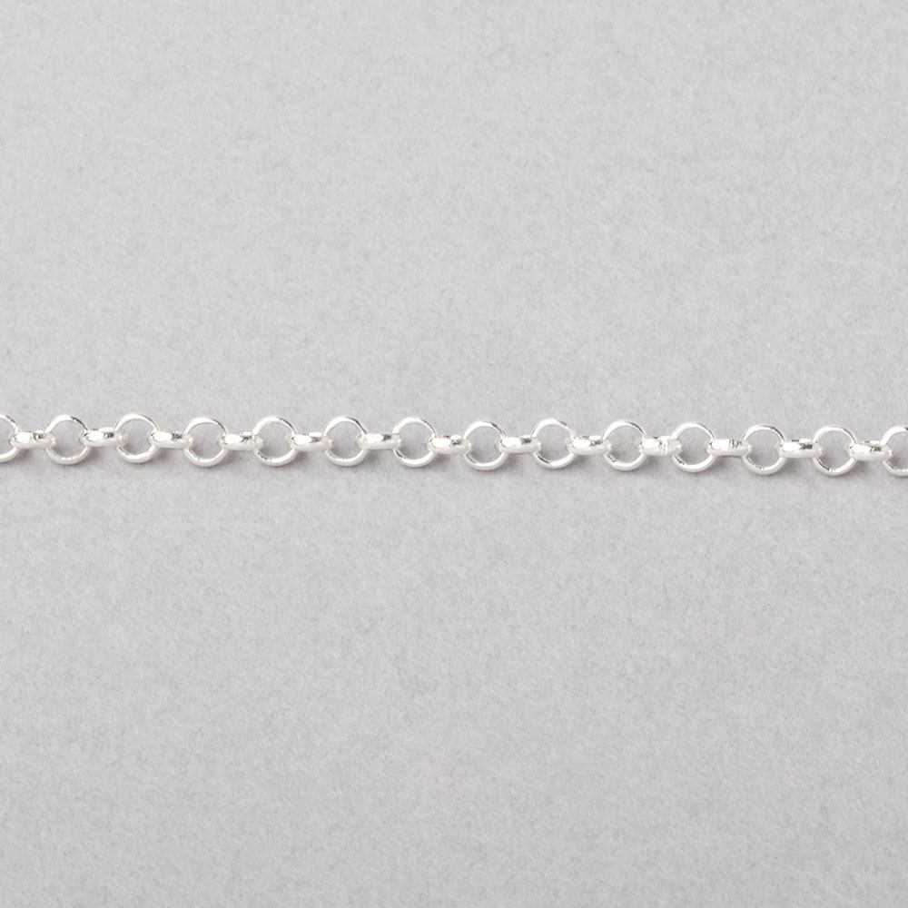 3 Feet - 2.5mm Rolo Link Chain - Beadsofcambay.com