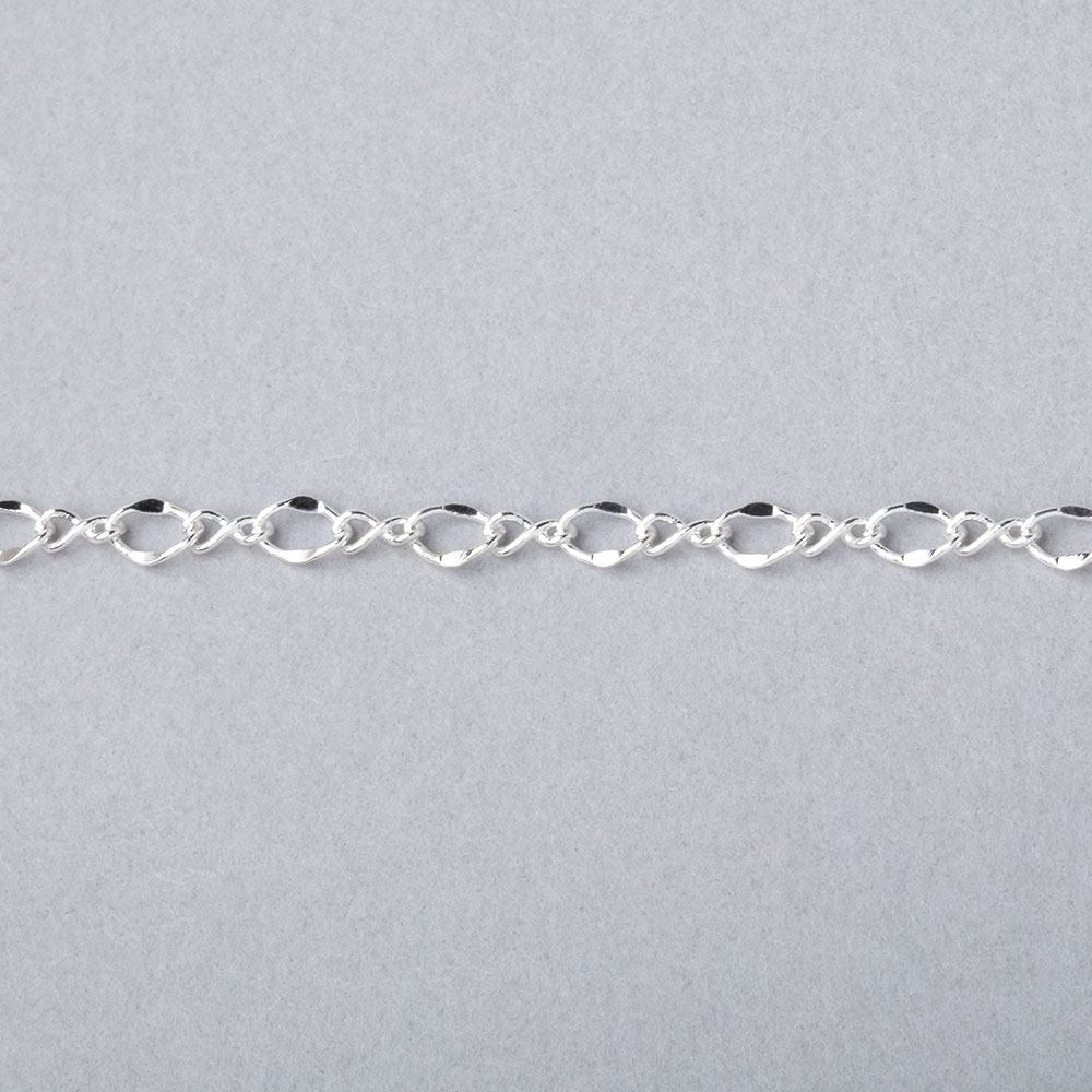 3 Feet - 3mm Oval & Twist Link Chain - Beadsofcambay.com