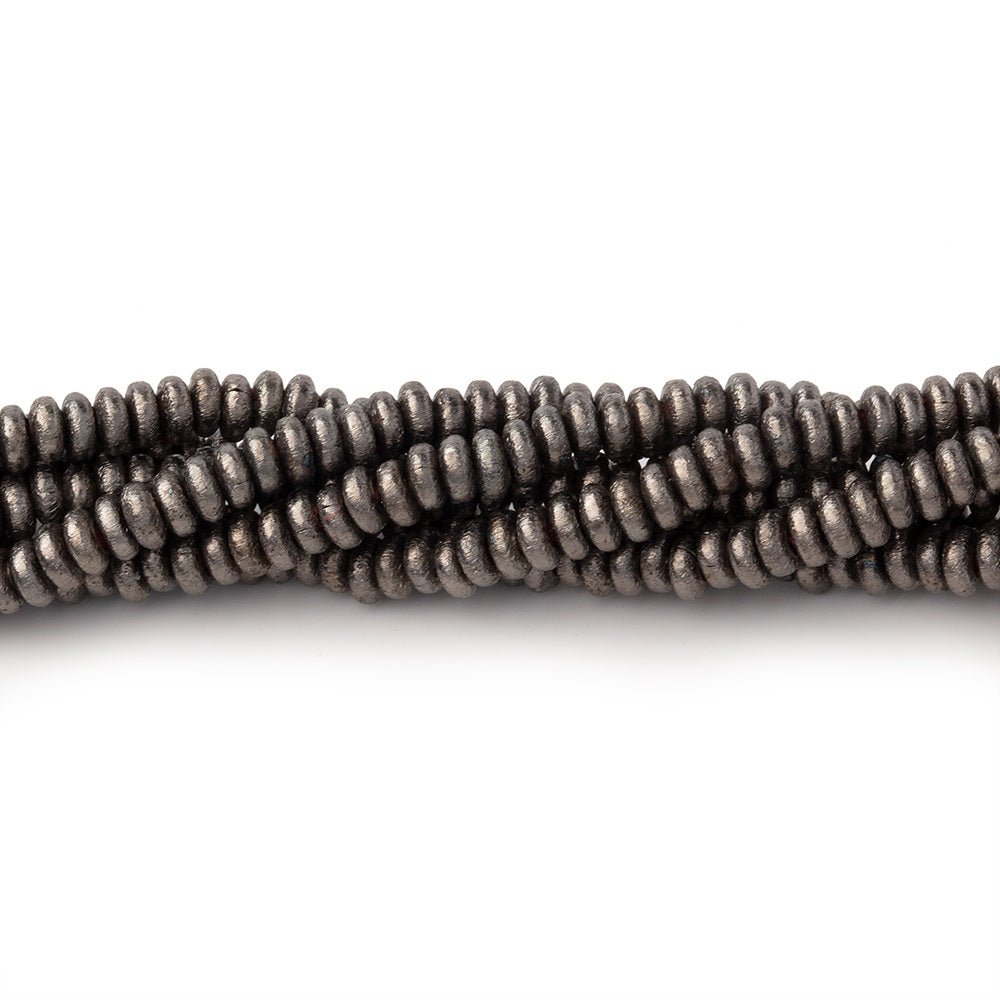 3mm Brushed Disc Beads - Beadsofcambay.com
