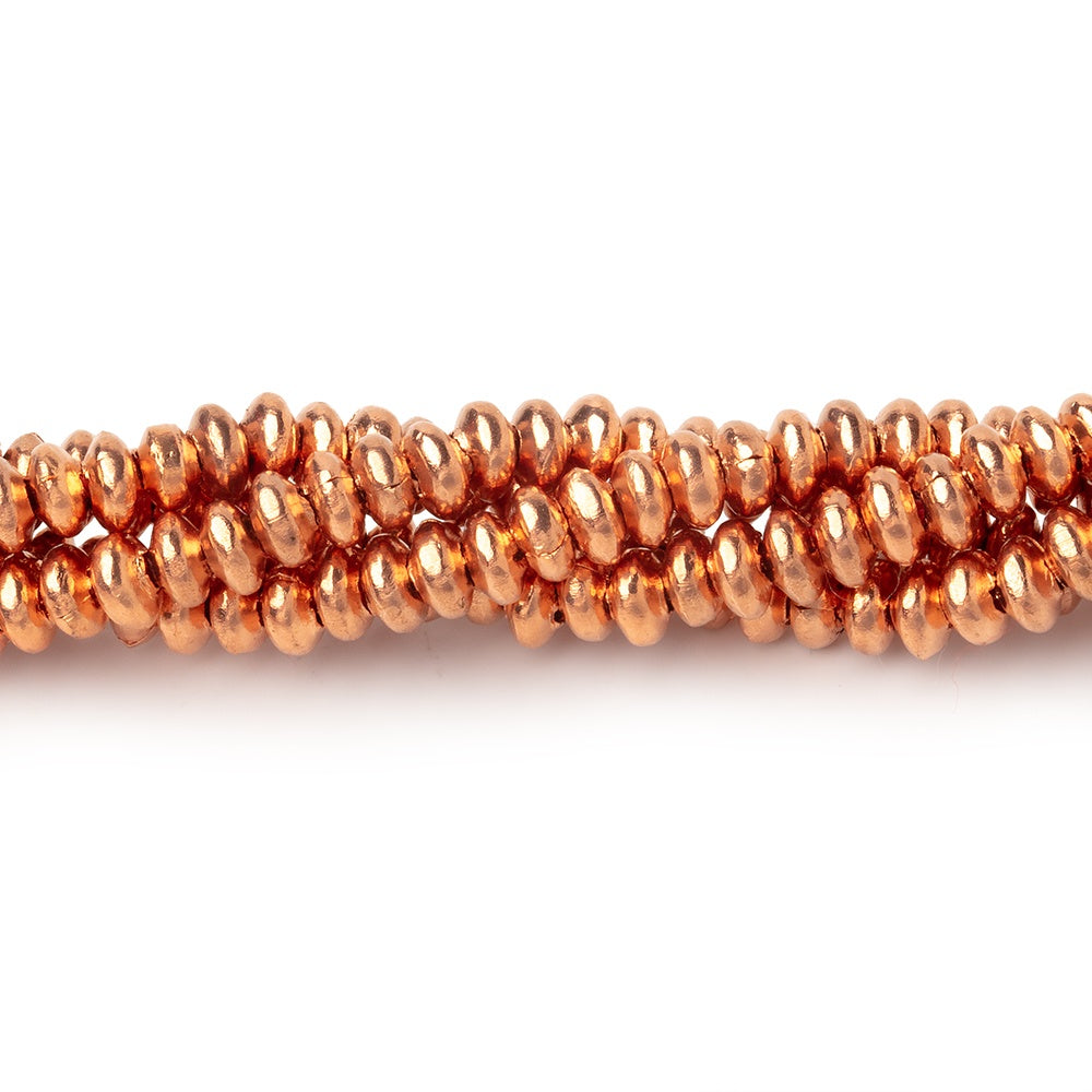 4mm Polished Disc Beads - BeadsofCambay.com