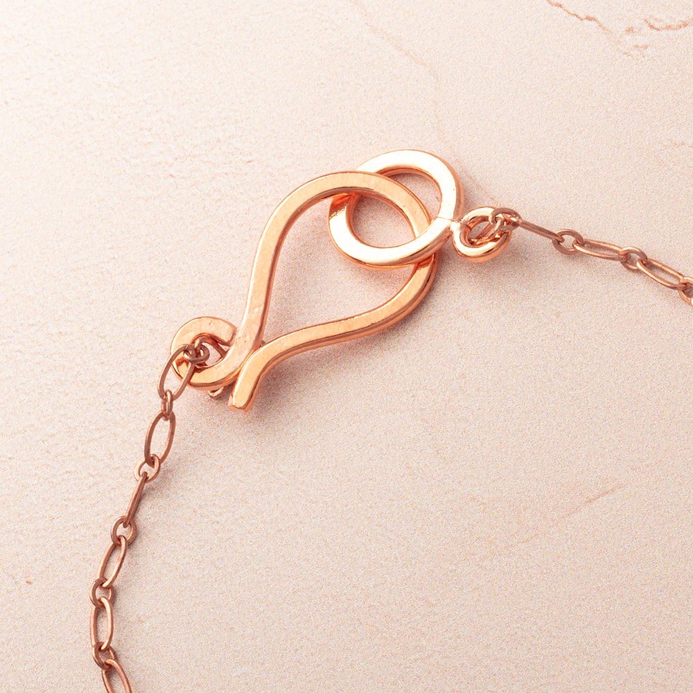 42x26mm Copper Hook and Eye Clasp 1 piece - Beadsofcambay.com
