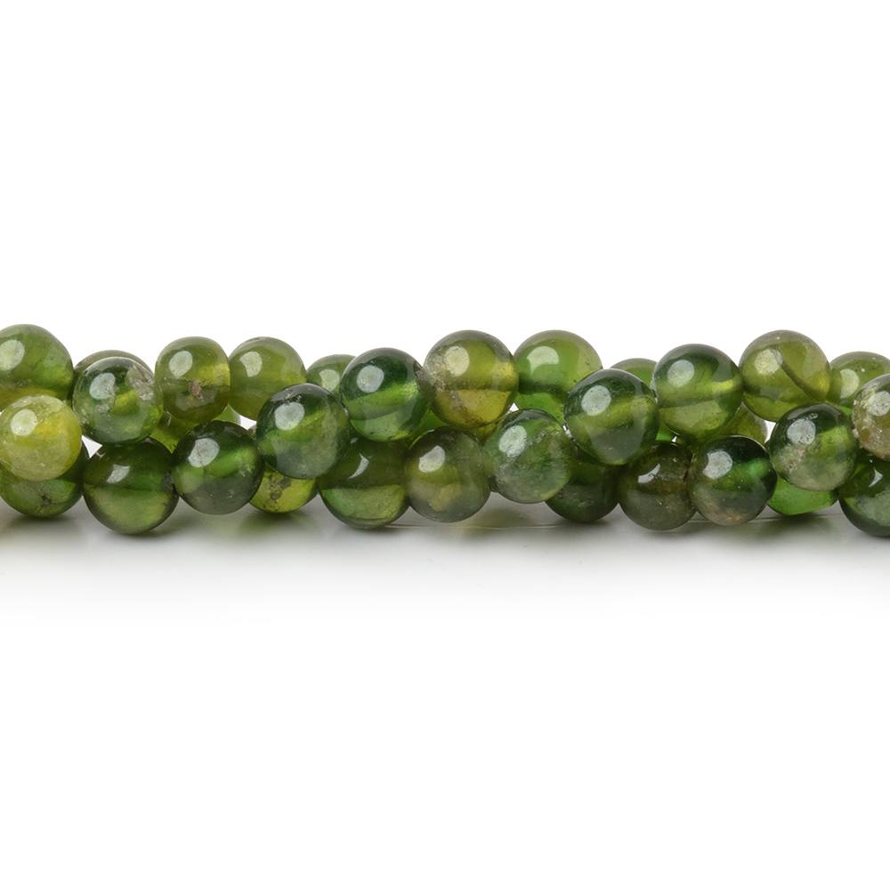 4.5 - 5mm Idocrase Plain Round Beads 14.5 inch 78 pieces - Beadsofcambay.com