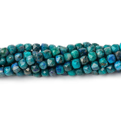 Chrysocolla and Azurite Beads