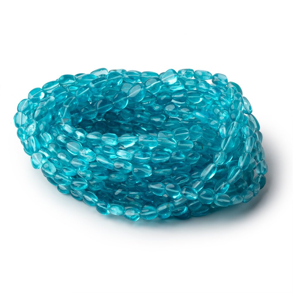 5.5x5 - 8.5x6.5mm Apatite Plain Nugget Beads 18 inch 62 pieces AA - Beadsofcambay.com