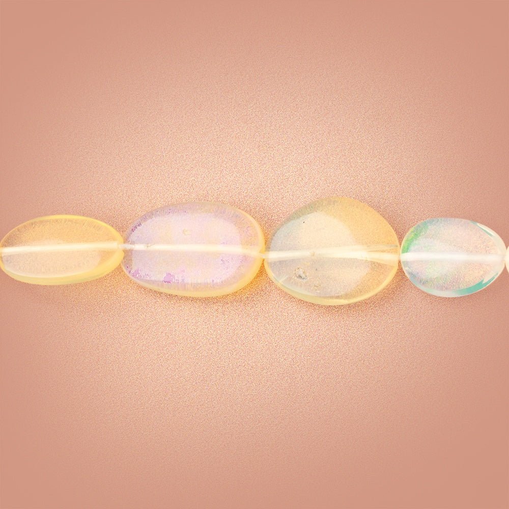 5x4 - 13x9mm Ethiopian Opal Plain Nugget 18 inch 48 Beads AA - Beadsofcambay.com