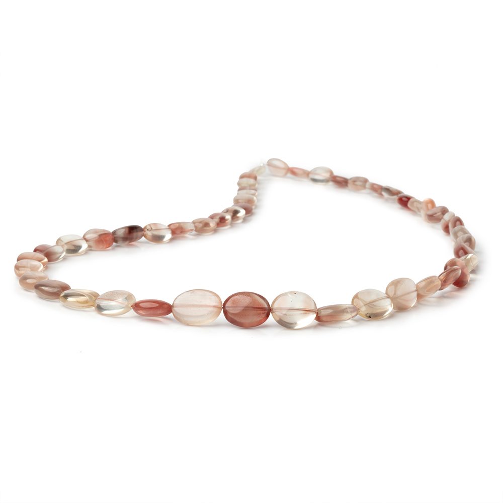 6 - 12mm Oregon Sunstone Plain Oval Beads 16 inch 45 pieces AAA - Beadsofcambay.com