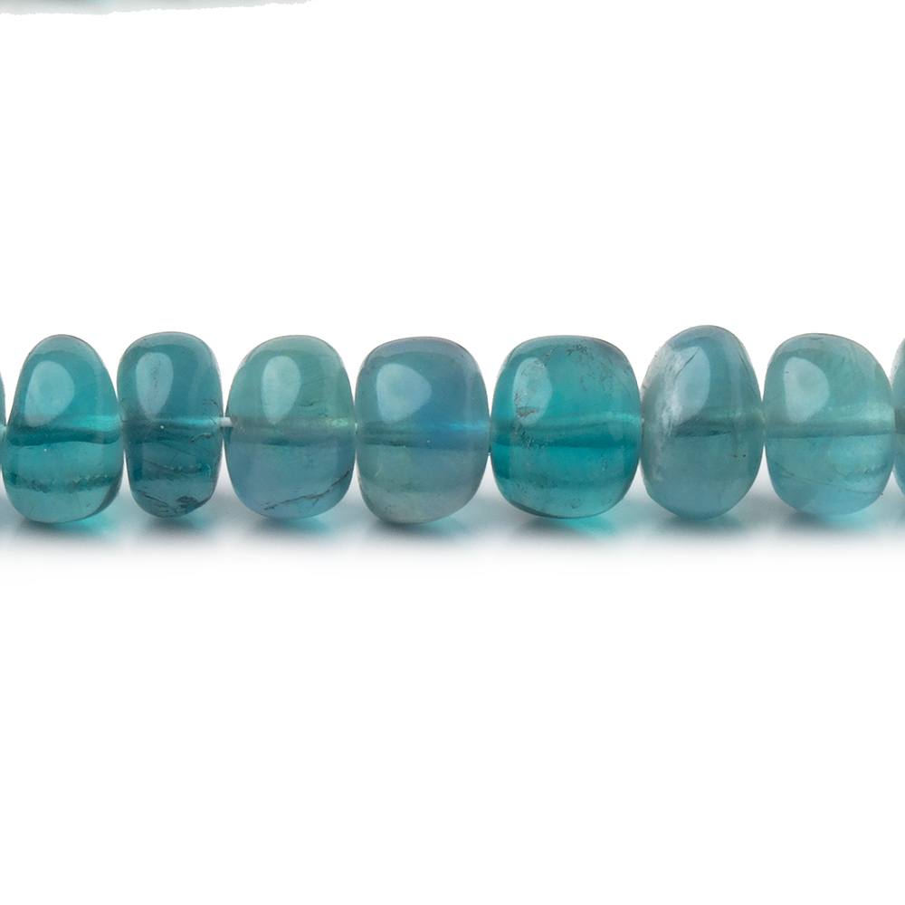 6 - 6.5mm Shaded Fluorite Plain Rondelle Beads 16 inch 108 pieces AA - Beadsofcambay.com