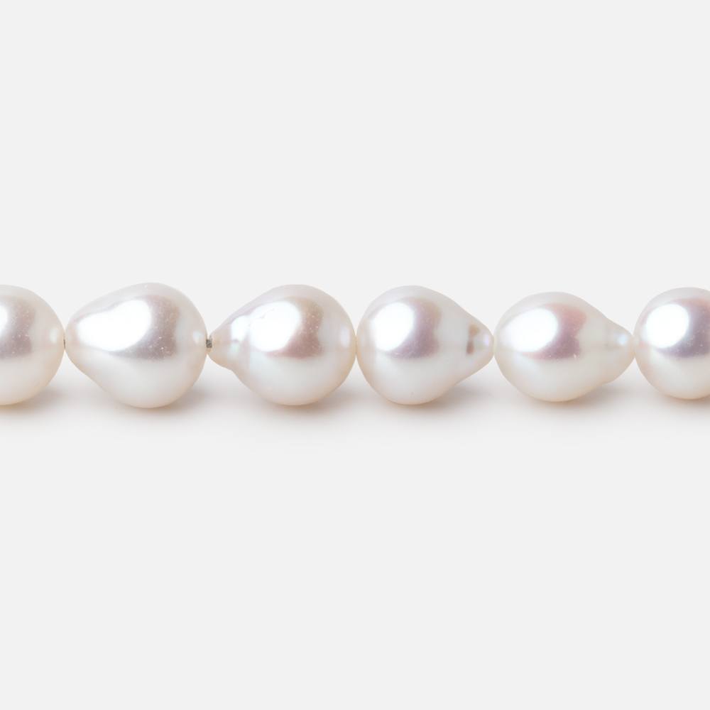 6 - 7mm White Chinese Akoya Saltwater Pearls 15.5 inch 54 Beads - Beadsofcambay.com