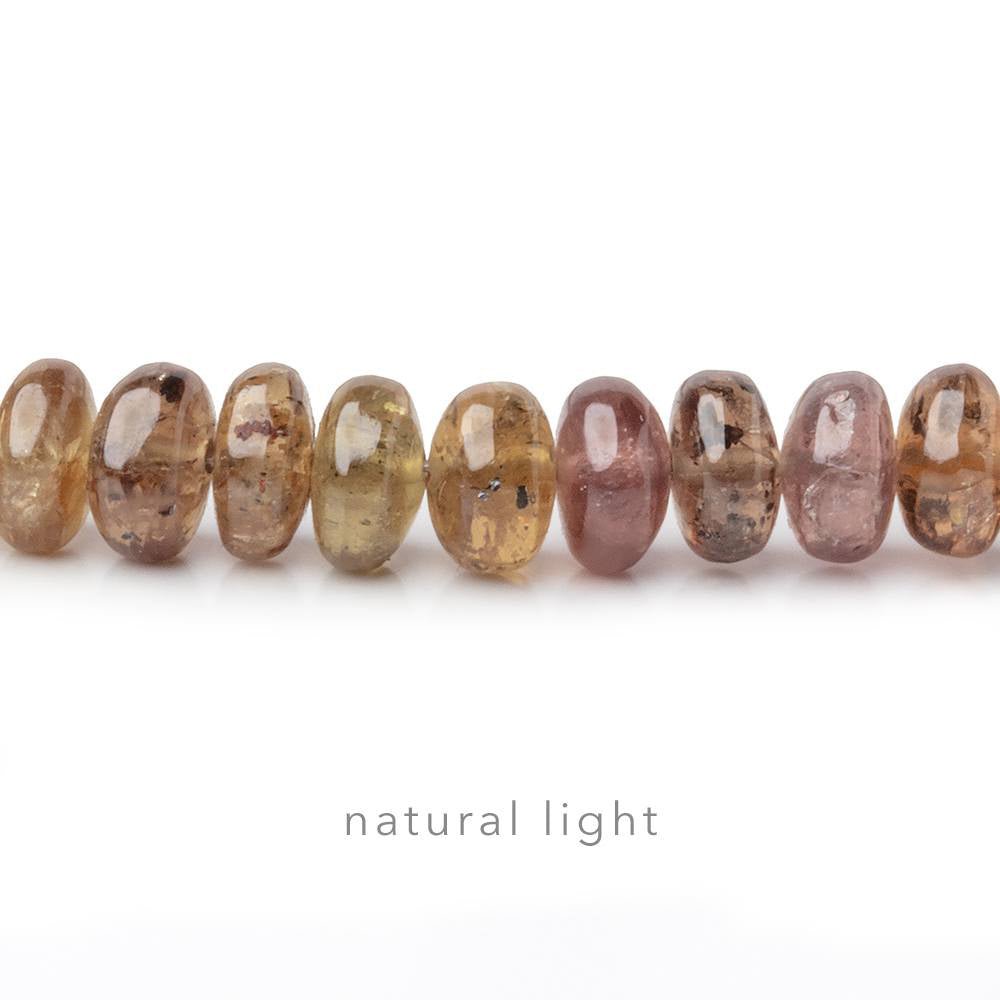 6mm Color Change Garnet Plain Rondelle Beads 18 inch 126 pieces AAA - Beadsofcambay.com