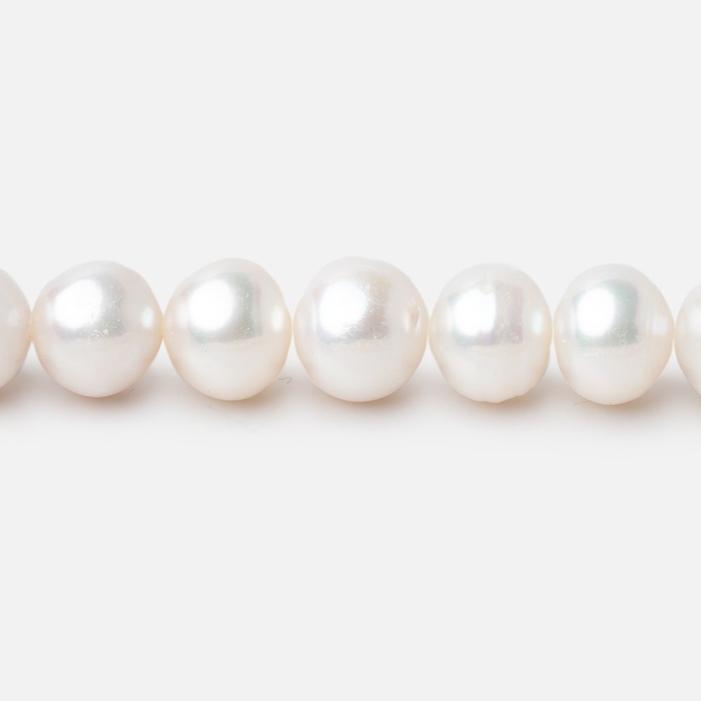 7 - 8mm Chinese Akoya Saltwater Pearl Beads 15.5 inch 51 pieces A - Beadsofcambay.com