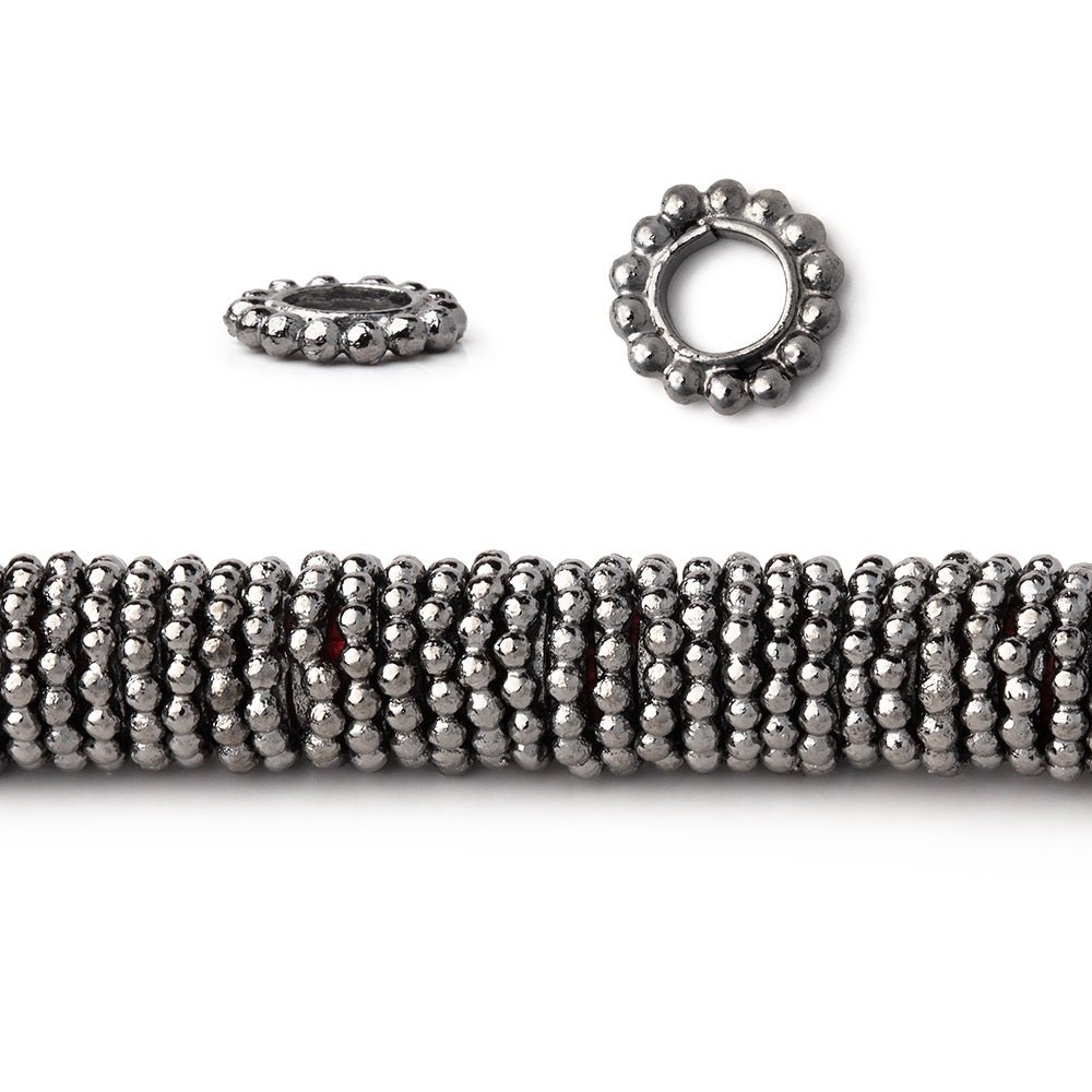 7mm Daisy Spacers with 3.5mm Large Hole 8 inch 145 Beads - Beadsofcambay.com