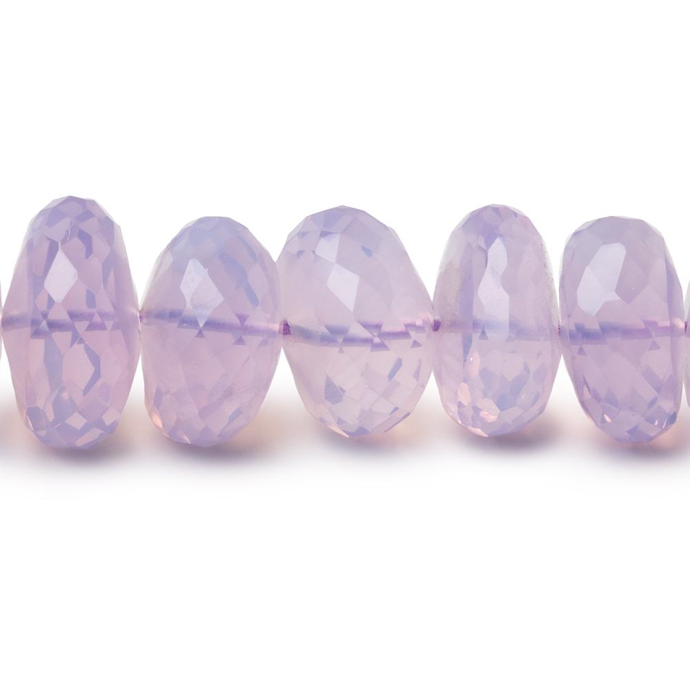 8-13mm Lavender Quartz Faceted Rondelle Beads 17 inch 65 pieces AAA - Beadsofcambay.com