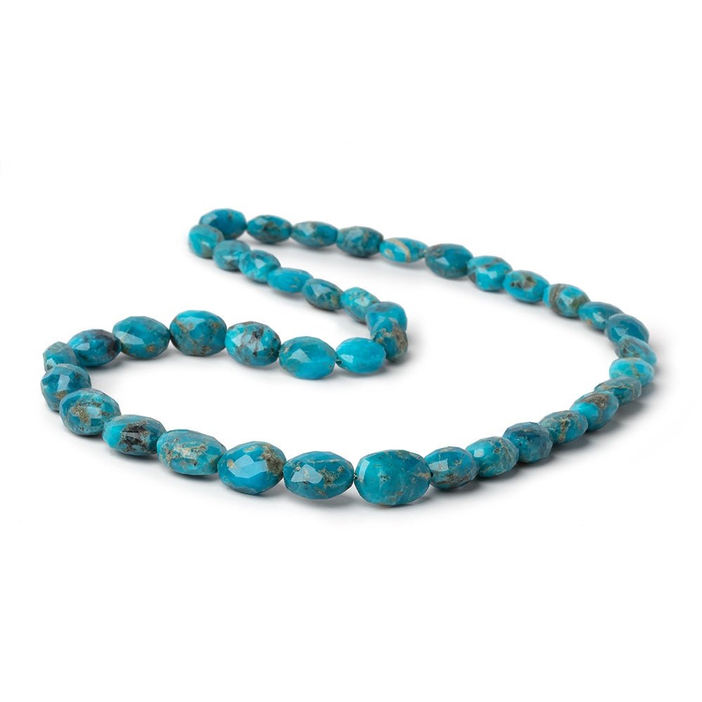 8x6-13x9mm Sleeping Beauty Turquoise Faceted Nuggets 15 inch 41 Beads - Beadsofcambay.com
