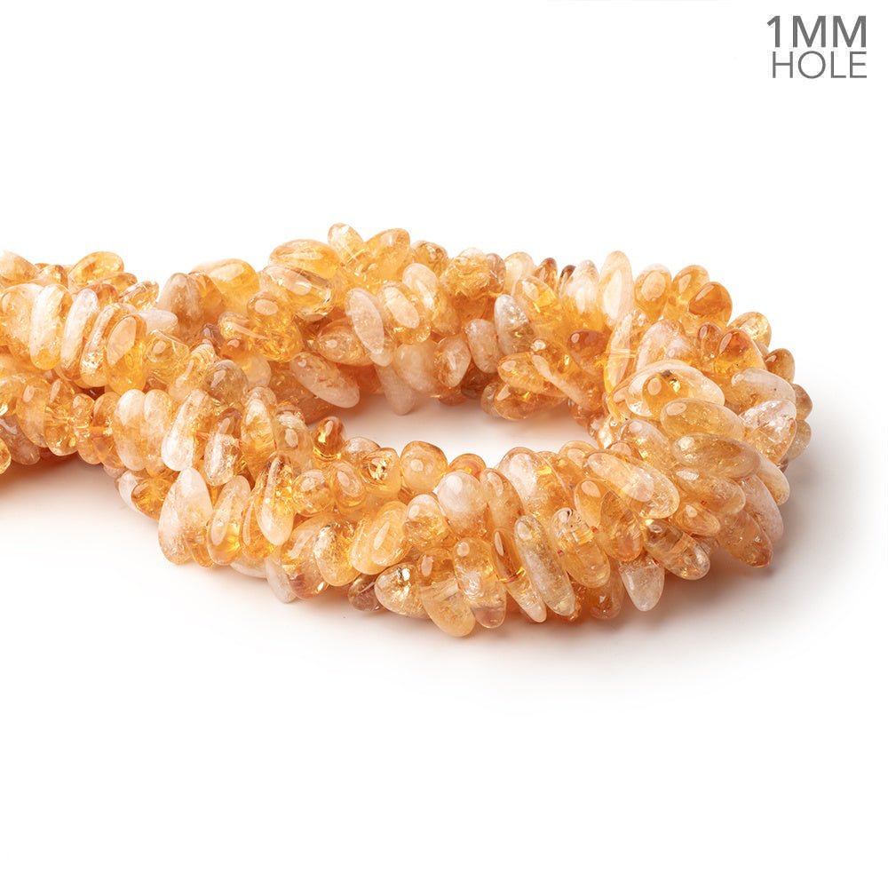 9x8 - 17x10mm Bi - Color Citrine Plain Nugget Beads 16 inch 63 pieces - Beadsofcambay.com