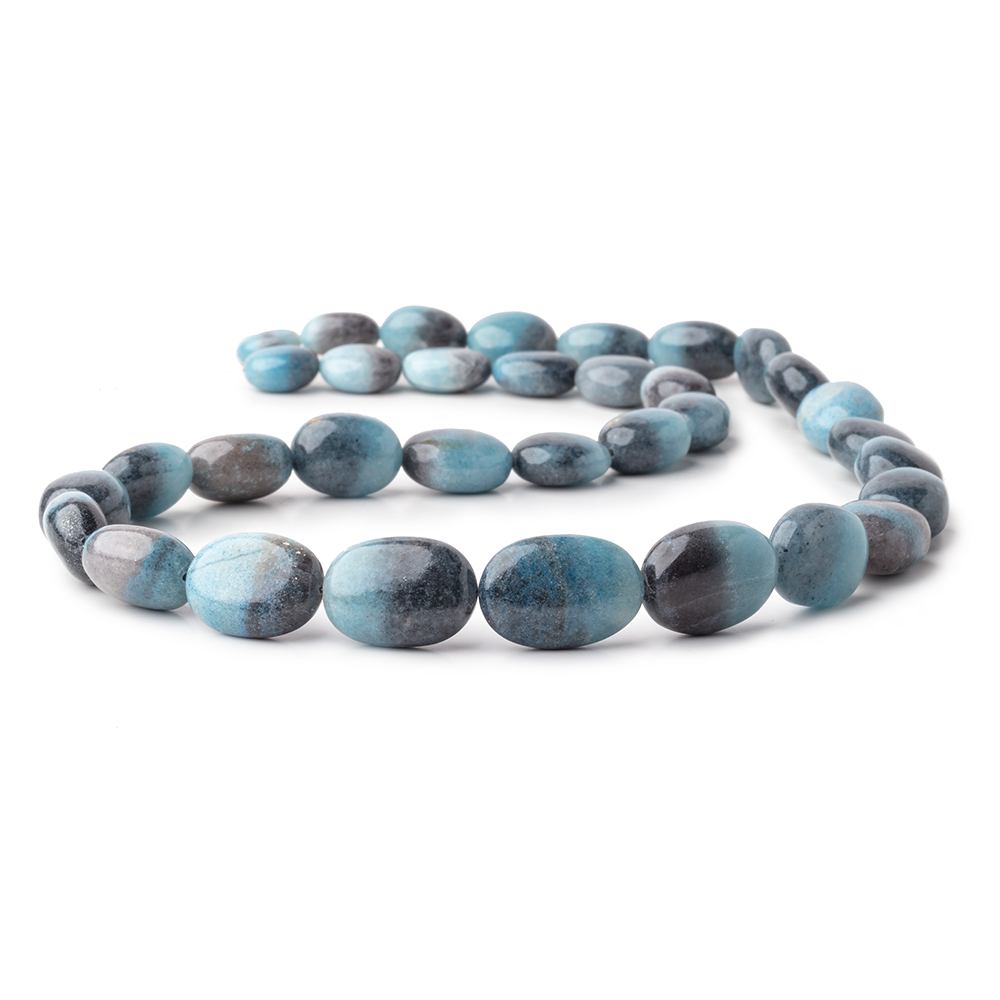 10-20mm Rare Paraiba Quartz Plain Nugget Beads 20 inch 34 pieces AAA - Beadsofcambay.com