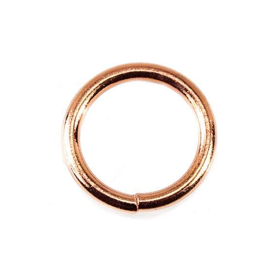 10mm Copper Jump Ring 50 pieces - Beadsofcambay.com