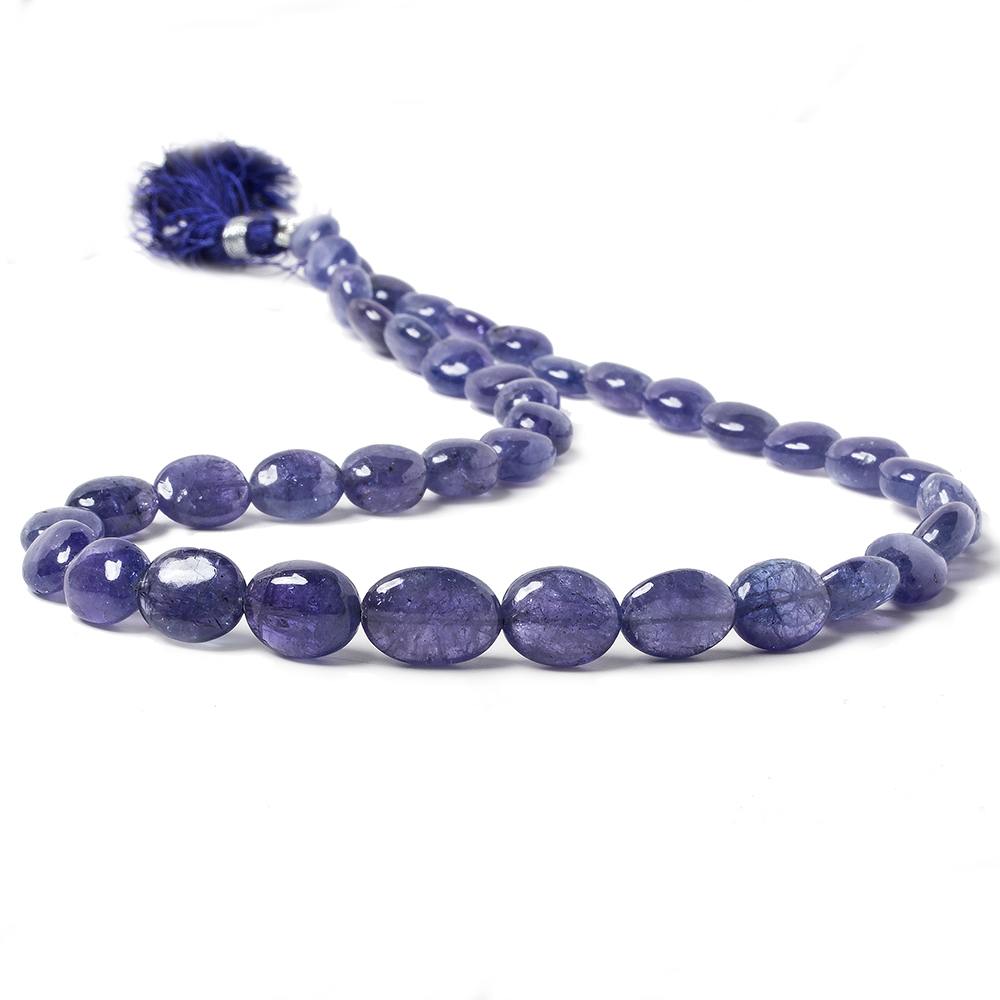 10x8-13x10mm Tanzanite plain nugget beads 17 inch 39 pieces AA Grade - Beadsofcambay.com