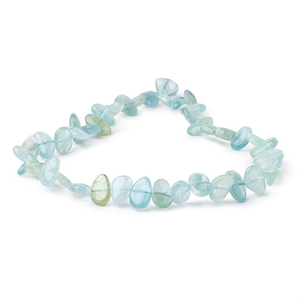 10x8-13x9mm Multi Color Beryl Plain Nugget Beads 16 inch 45 pieces - Beadsofcambay.com