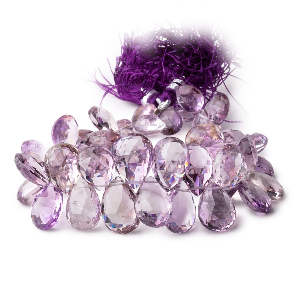 10x8-17x12mm Ametrine Faceted Pear Beads 7.5 inch 43 pieces - Beadsofcambay.com