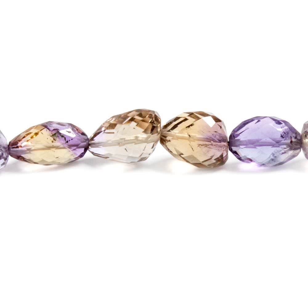 11x10-15x9.5mm Ametrine faceted nuggets 8 inches 15 beads A - Beadsofcambay.com