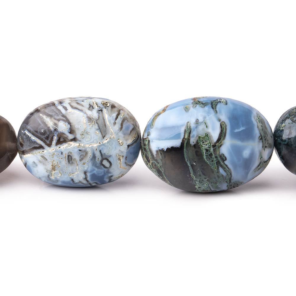 11x10-23x17mm Owyhee Blue Opal Plain Nugget Beads 16 inch 25 pieces AAA - Beadsofcambay.com