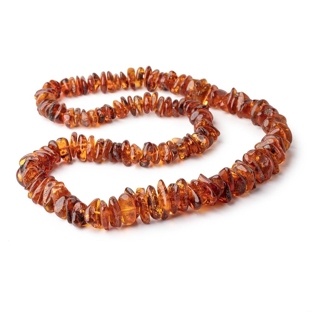 12x10-25x15mm Baltic Amber Plain Nugget Beads 27 inch 139 pieces - Beadsofcambay.com