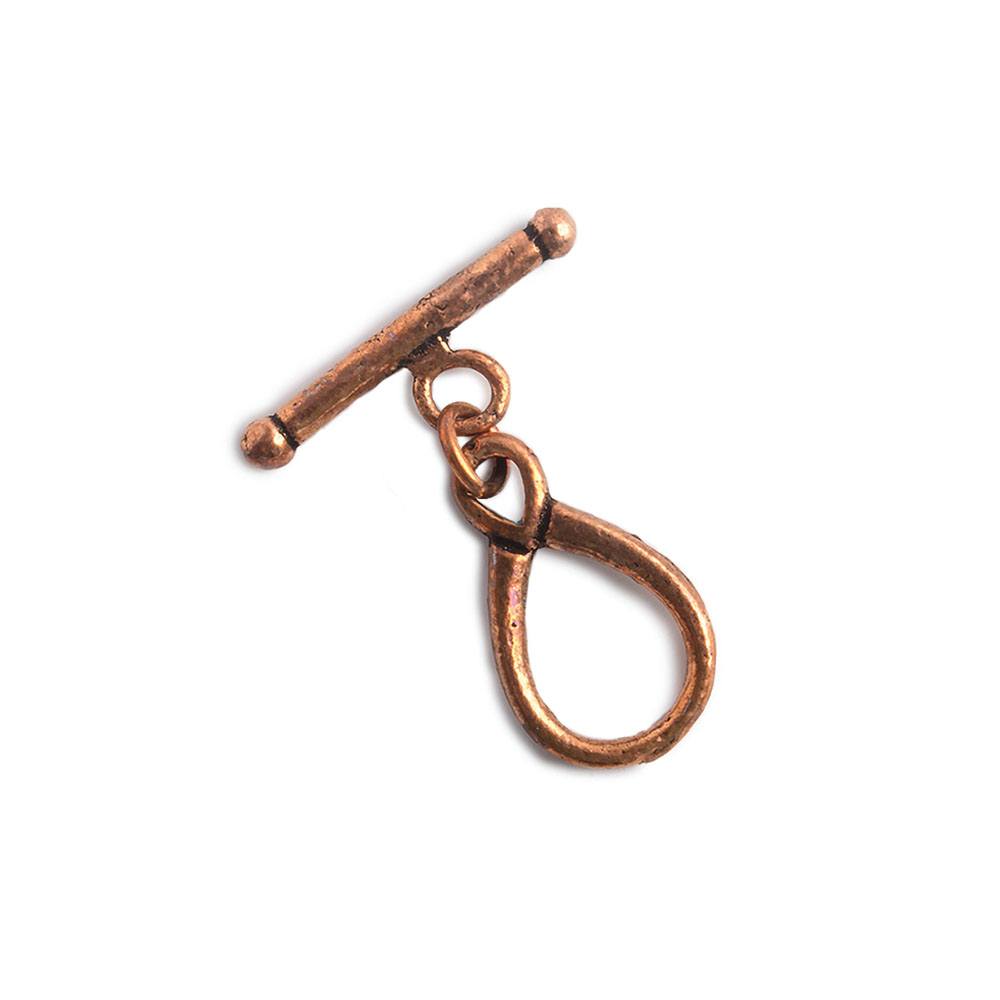 12x19mm Copper Toggle Set of 4 - Beadsofcambay.com