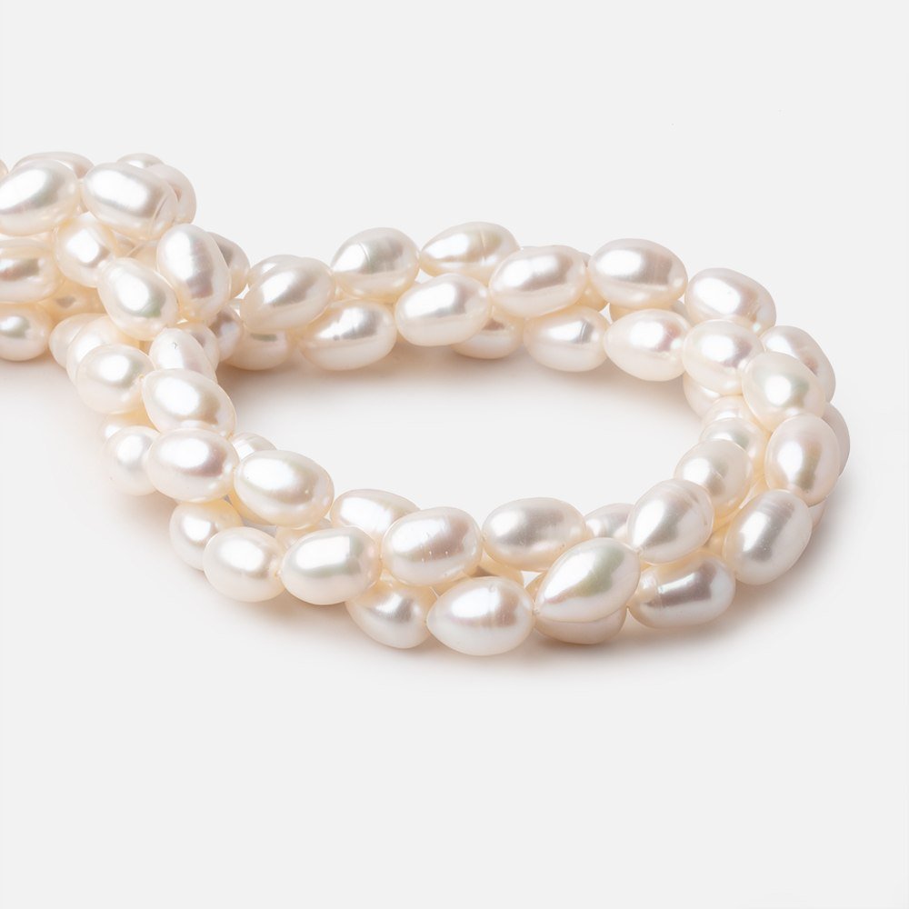 12x9-14x9mm Cream Baroque Freshwater Pearls 15.5 inch 30 pieces AA - Beadsofcambay.com