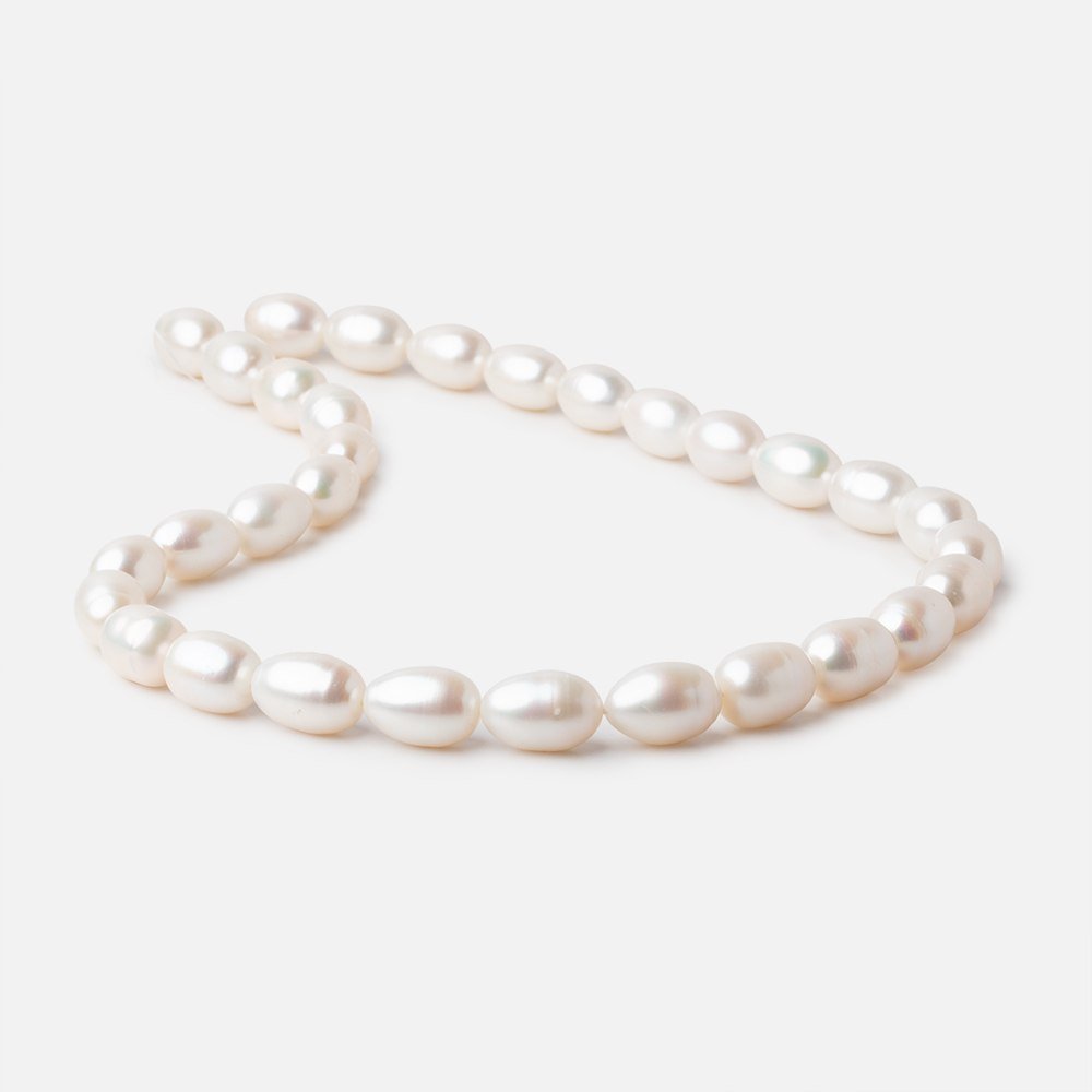 12x9-14x9mm Cream Baroque Freshwater Pearls 15.5 inch 30 pieces AA - Beadsofcambay.com