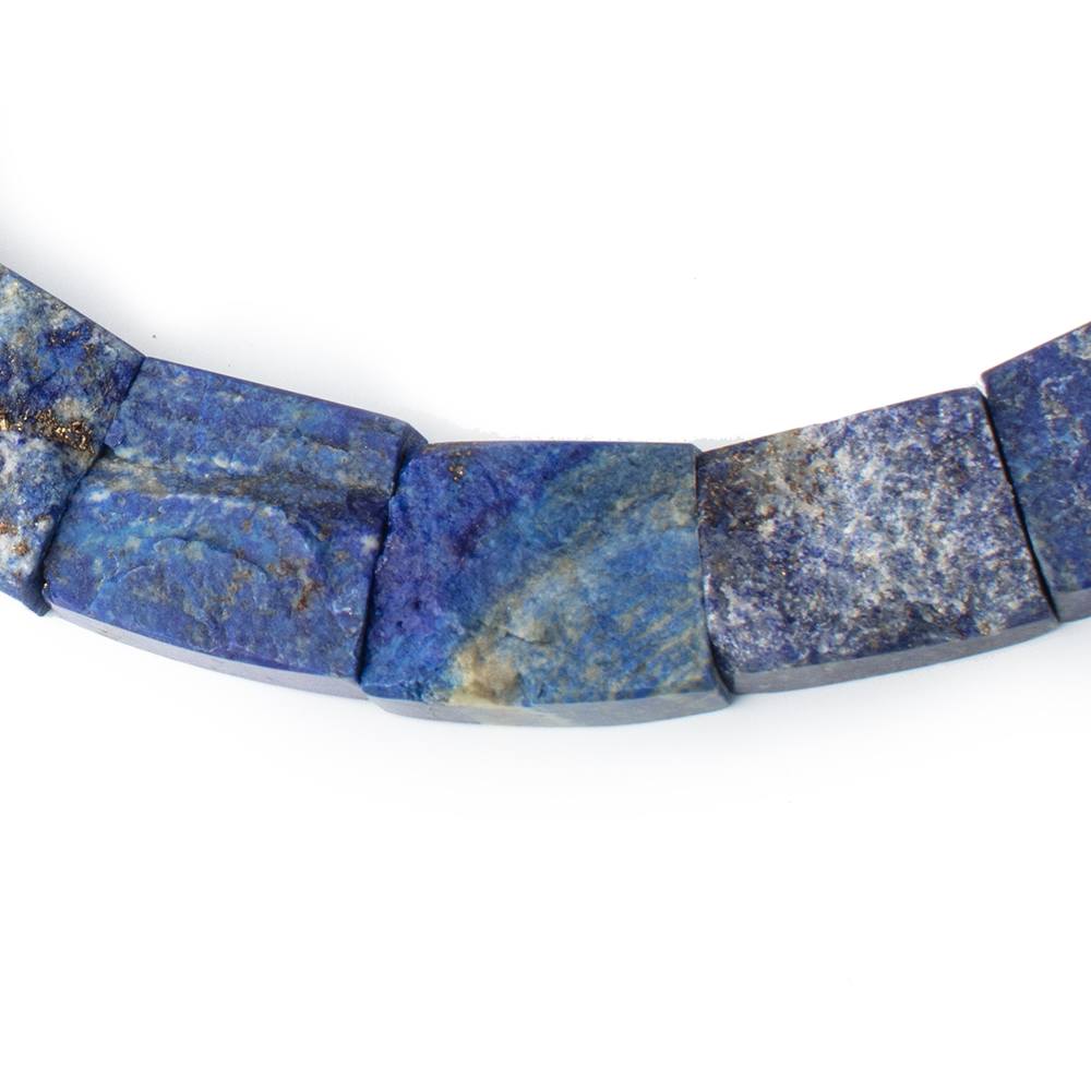 13x17-20x22mm Natural & Polished Lapis Lazuli Fancy Shape Collar 25 Beads - Beadsofcambay.com