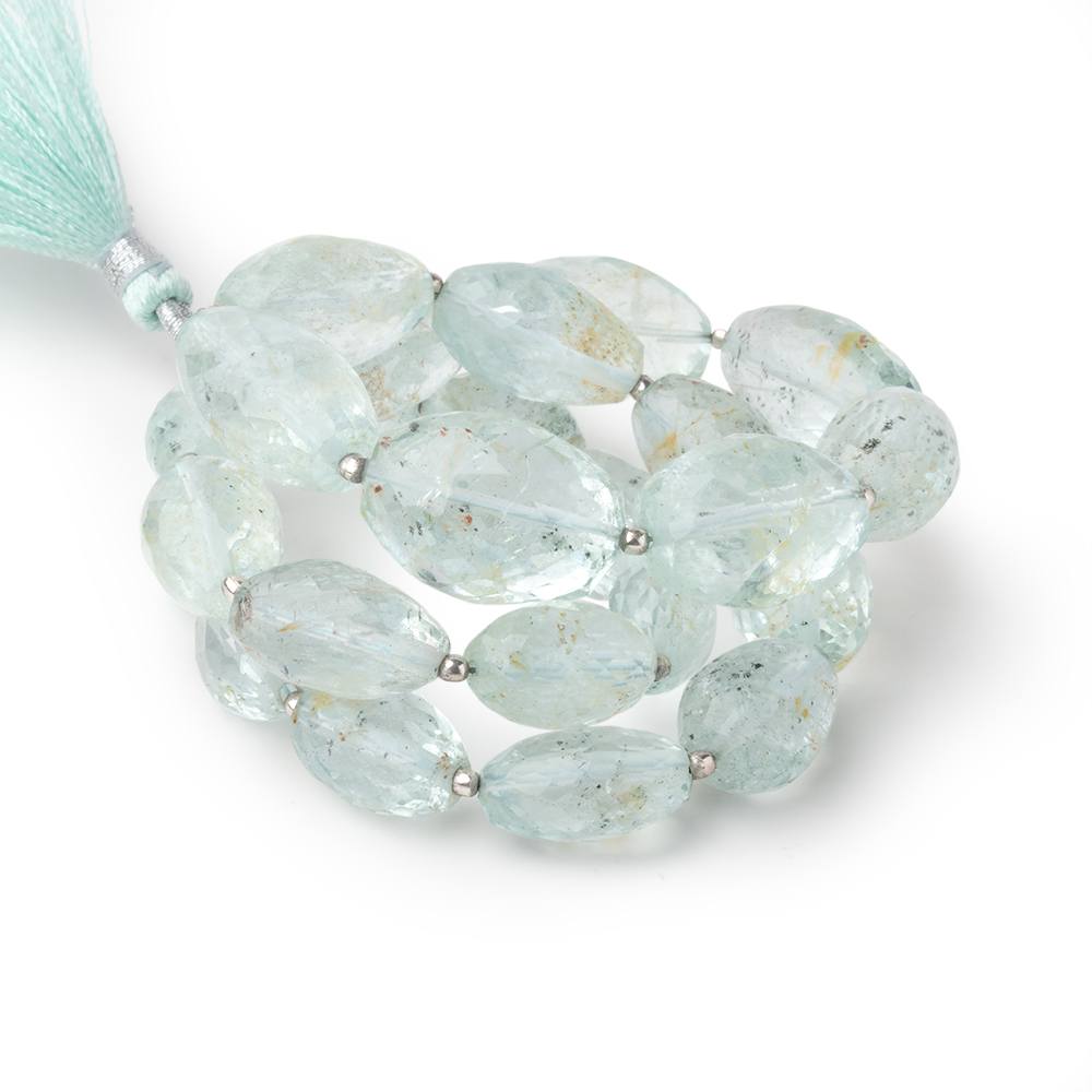 13x8-19x14mm Aquamarine Faceted Nugget Beads 17 inch 25 pieces AA - Beadsofcambay.com