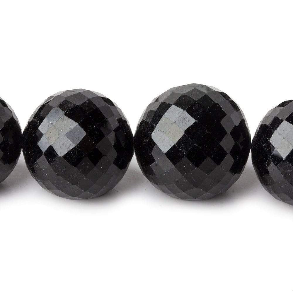 15-17.5mm Rainbow Obsidian faceted round beads 17 inches 28 pieces - Beadsofcambay.com